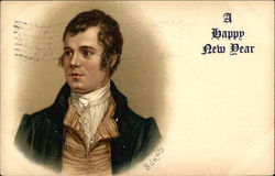 A Happy New Year, Burns Postcard