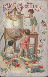 Easter Greetings Postcard