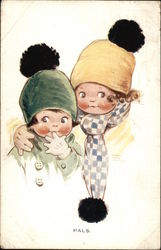 Pals Children Mabel Lucie Attwell Postcard Postcard