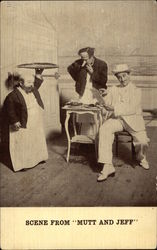 Scene from Mutt and Jeff Postcard
