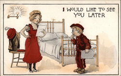 I Would Like to see You Later Postcard