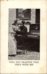 Will You Practice This Piece With Me? Postcard
