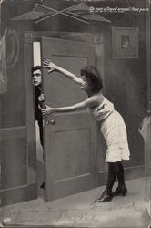 No Men Allowed Around These Parts Postcard