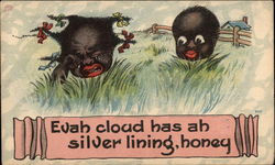 Evah Cloud has ah Silver Lining, Honey Postcard
