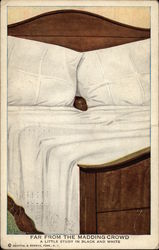 Far From the Madding Crowd, A little Study in Black and White Postcard