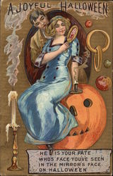 A Joyful Halloween Postcard