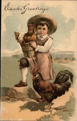 Easter Greetings Postcard