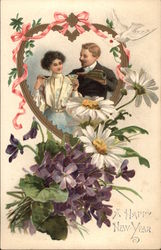 A Happy New Year Postcard