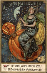 A Joyful Halloween Postcard