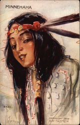 Minnehaha Native Americana Postcard Postcard