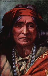 Chief Thunderbird Native Americana Postcard 