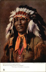 A Red Indian Tuck's Oilette Series Postcard Postcard