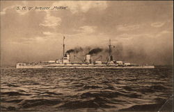 S. M .gr. Kreuzer "Moltke" - German Battle Cruiser Postcard