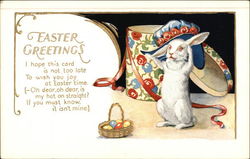 Easter Greetings Postcard