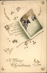 A Merry Christmas, A Time of Joy and Hearty Glee May This Present Christmas Be Postcard