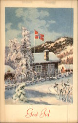 God Jul Postcard