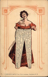 Pants are made for women Postcard