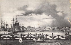 View of Boston Postcard
