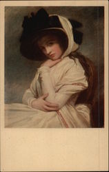 Emma, Lady Hamilton by George Romsey Postcard