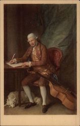 Portrait of Karl Friedrich Abel Postcard