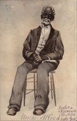 Uncle Alfred-Andrew Jackson's faithful bodyguard Postcard