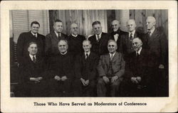 Those who have Served as Moderators of Conference Postcard