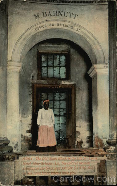 The Old Slave Block in the Old St. Louis Hotel New Orleans Louisiana