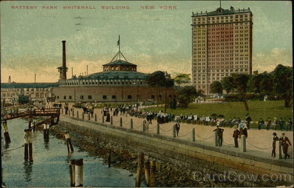 Battery Park and Whitehall Building New York