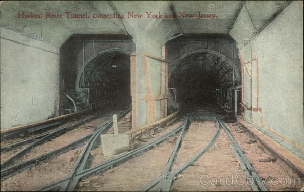 Hudson River Tunnel, Connecting New York and New Jersey New York City