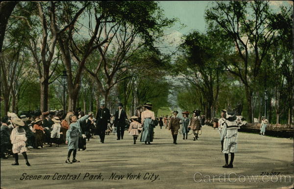 Scene in Central Park New York