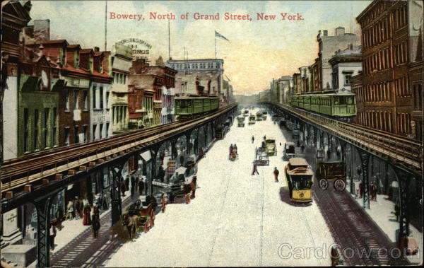 Bowery, North of Grand Street New York