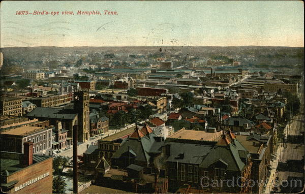 Bird's Eye View Memphis Tennessee