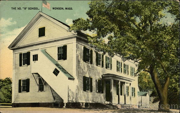 The No. 8 School Monson Massachusetts