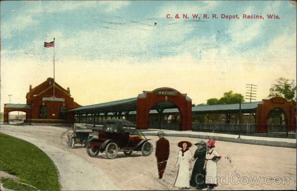 C. & N. W. R. R. Depot Racine Wisconsin