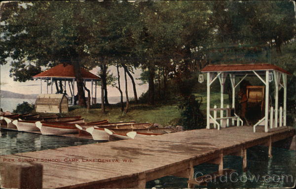 Sunday School Camp - Pier Lake Geneva Wisconsin