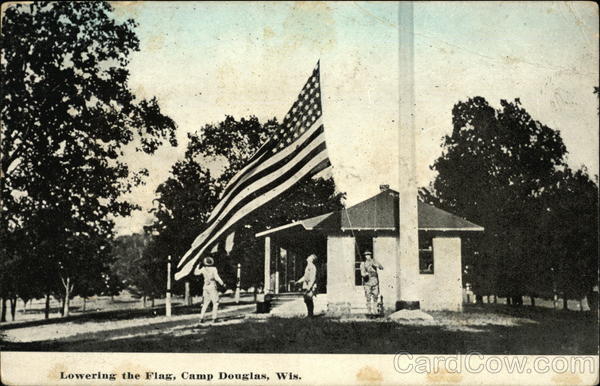 Lowering the Flag Camp Douglas Wisconsin