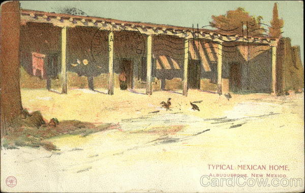 Typical Mexican Home Albuquerque New Mexico