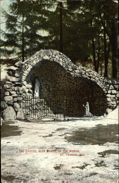 The Grotto, near Chapel of the Woods St. Francis Wisconsin