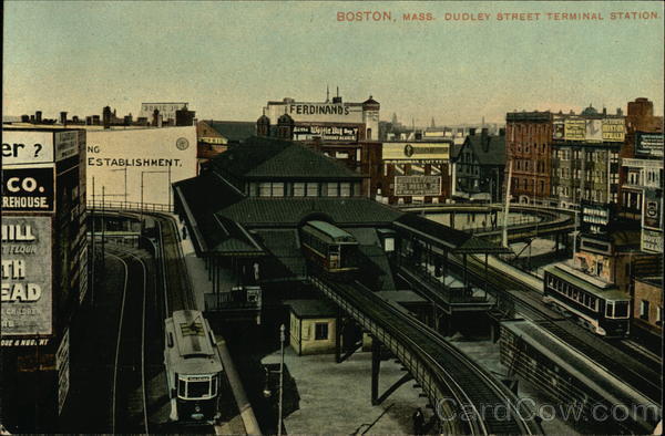 Dudley Street Terminal Station Boston Massachusetts