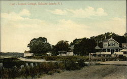 Lannon Cottage Oakland Beach, RI Postcard Postcard