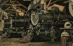 Awaiting Their Turn, C & A Round House Postcard