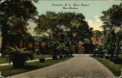 Butler Hospital, Main Building Providence, RI Postcard Postcard