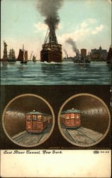 East River Tunnel Postcard