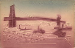 New East River Bridge Postcard