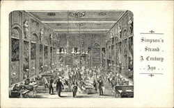 Simpson's, Strand Postcard