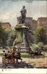 Daniel Webster's Monument New York, NY Postcard Postcard