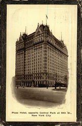 Plaza Hotel Postcard