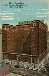 Hotel Commodore Postcard