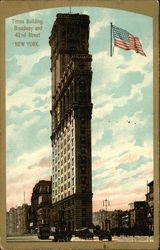 Times Building, Broadway and 42nd Street Postcard