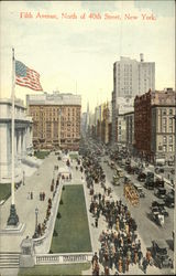 Fifth Avenue, North of 40th Street Postcard